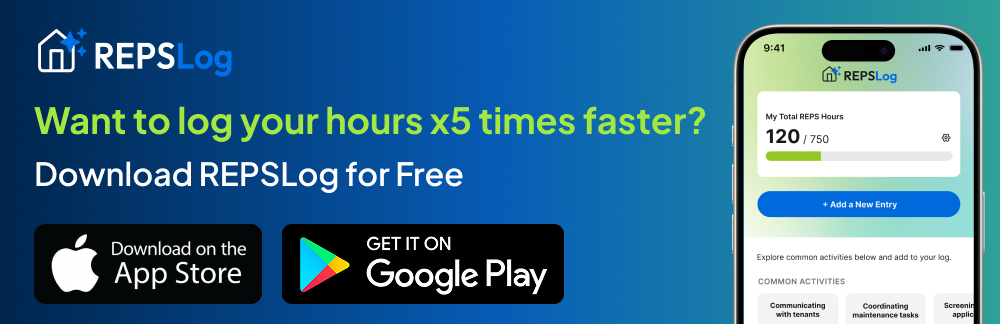 Want to log your hours x5 times faster? Download REPSLog for Free