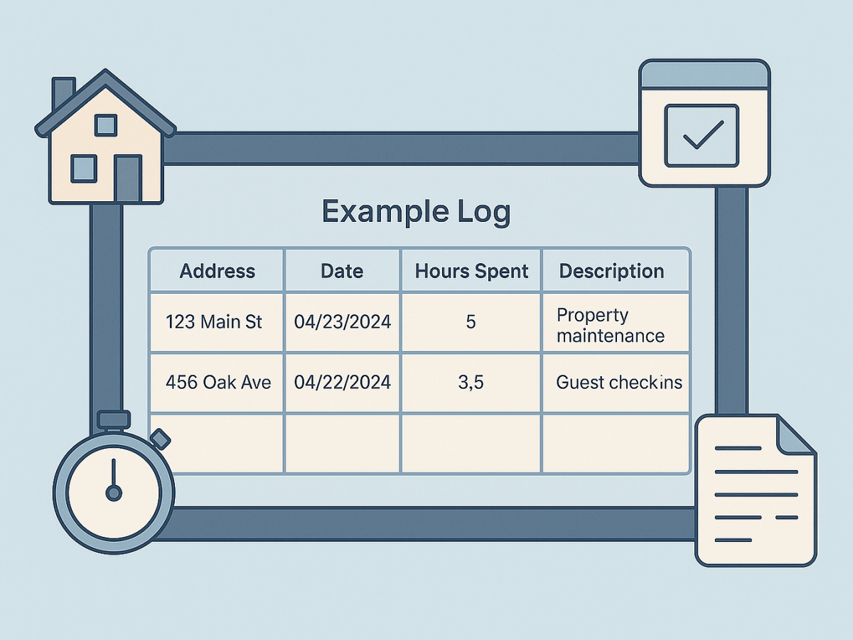 Example Log for REPS & STR Hour Tracking (Plus What the IRS Looks&nbsp;For)