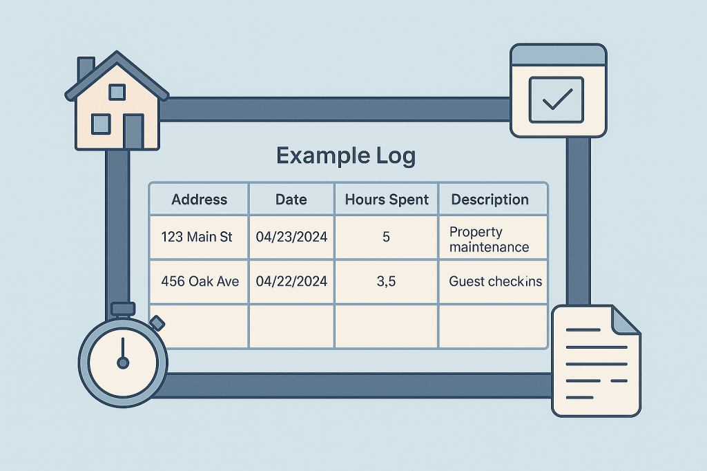 Example Log for REPS & STR Hour Tracking (Plus What the IRS Looks&nbsp;For)