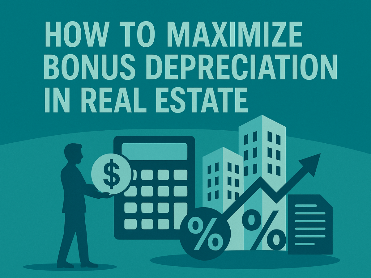 How to Maximize Bonus Depreciation in 2025: A Tax Strategy Guide for Real Estate&nbsp;Professionals