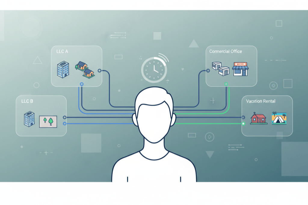 REPS and Multiple LLCs: How Entity Structure Affects Your Hours